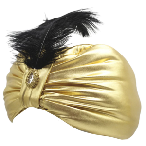 Comfortable Turban Hat Fashionable Ethnic Head Covering Theme Party Headpiece for Trendsetters and Ethnic Styles Lover