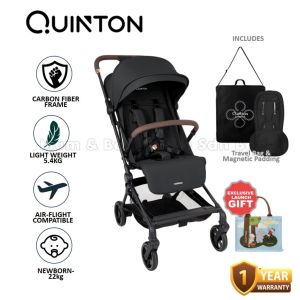 [Exclusive Gift] Quinton CARBON+ Ultra-Light Carbon Fiber Stroller Cabin Size Pushchair