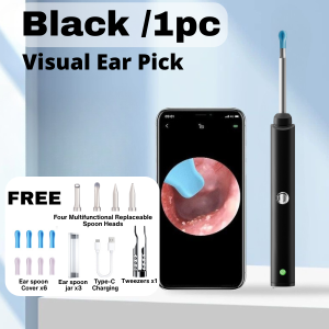New visual ear pick with tweezers HD WIFI smart cleaning wireless multifunctional ear Pick智能清洁无线多功能挖耳勺