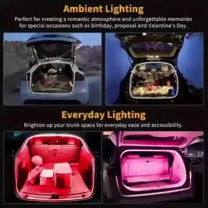 Auto Sensing Wireless LED Trunk Tailgate Light Strip High Brightness Ambient Interior Lighting No Wiring Universal Fit