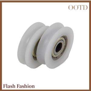 [Falsh F] High Quality U Groove 625 Round Pulley Ball Bearing Wheel Roller For Door Windows Shower Pulleys Drawer POM Guide Wheel
