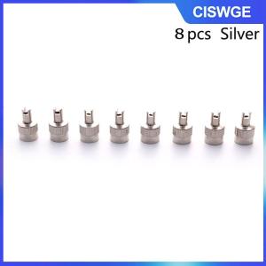 CISWGE 8 chiếc nắp Thân van đầu có rãnh kèm dụng cụ tháo lõi cho xe hơi xe máy