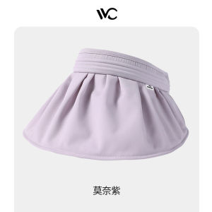 VVC shell hollow top sunscreen hat womens UV protection sun hat cover face