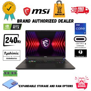 * Free upgrade on Car0useII * MSI Vector 16 HX A13VHG - 414 SG 16" QHD+ 16:10 240Hz RTX MUX Switch Intel Gaming Workstation Laptop with USB Type C Thunderbolt 4 * Free Delivery *