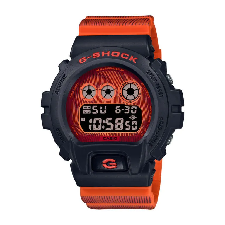 OFFICIAL WARRANTY Casio G Shock DW 6900TD 4 Time Distortion Series Digital Resin Watch DW6900 DW6900TD DW6900TD 4 DW 6900TD 4DR Lazada