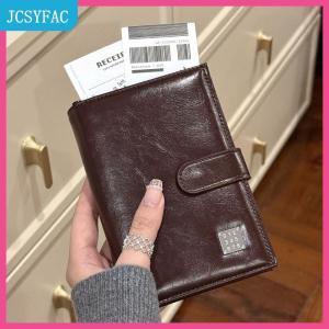 JCSYFAC Hộ Chiếu Du Lịch ví phụ nữ người đàn ông chủ thẻ RFID chặn thẻ tín dụng ID túi máy bay giữ vé đa chức năng Ví