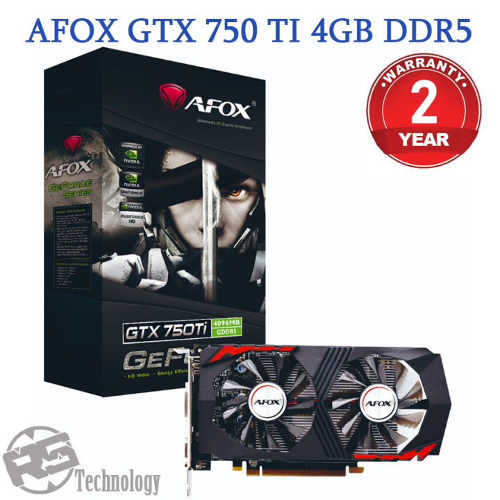 4gb Ddr5 Afox Gtx 750 Ti 4gb Gtx 750ti Gtx 750 Lazada AFOX NVIDIA
