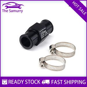 Samurry ✨Hot Sale✨ Black Water Temperature Gauge Radiator Temperature Water Temperature Connector Pipe Sensor 16MM 18MM 20MM 22MM Hose Adapter