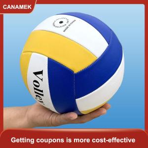 【CANAMEK】 Bóng chuyền chuyên nghiệp cạnh tranh PVC bóng chuyền Kích thước 5 cho bãi biển Ngoài trời cắm trại bóng chuyền trò chơi trong nhà bóng đào tạo bóng