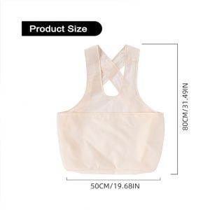 K10SEQ Dung tích lớn Tạp dề phơi quần áo có túi Hộ gia đình Túi phơi đồ Đa chức năng Dây đeo vai rộng Tạp dề giặt ủi Tạp dề hái trái cây
