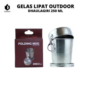[COD] Gelas Lipat Dhaulagiri 250 mL - Gelas Camping Gunung - Cangkir Lipat - Folding Mug Outdoor