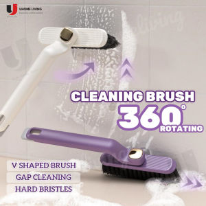 [Local Seller] White Color 3-in-1 Multipurpose Cleaning Brush / 360 Degree Rotating Kitchen Sink Cleaner Brush Rotatable