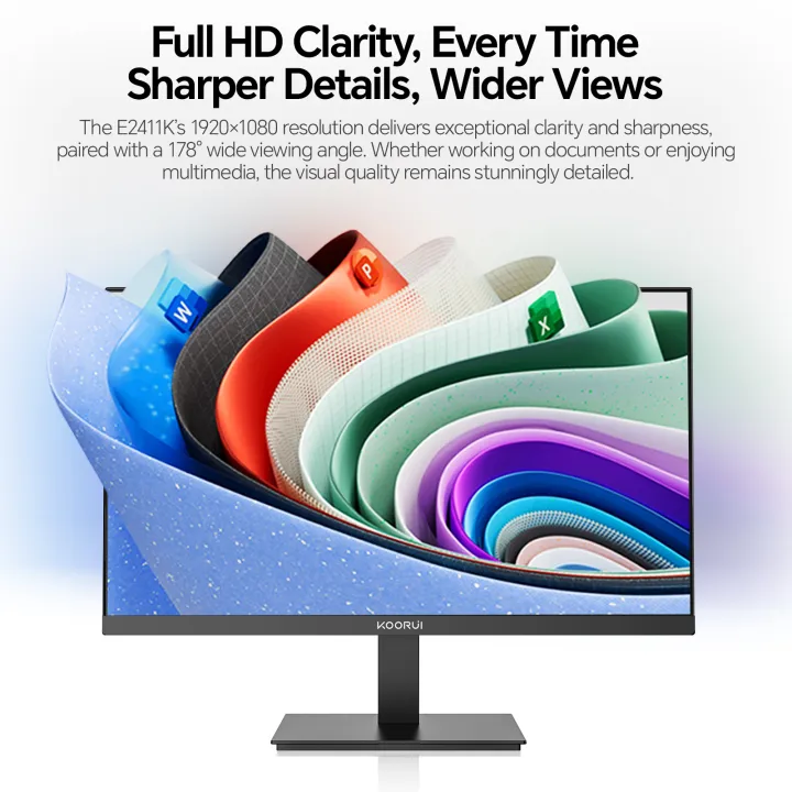 KOORUI%20E2411K%20%7C%2024"%20FHD%20144Hz%20Office%20Monitor%20%7C%20Ultra-thin%20Bezel%20-%20Image%203