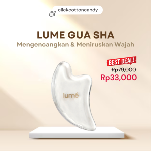 Lume Guasha Facial Massage Tool Alat Pijat Wajah Resin Lumecolors Asli