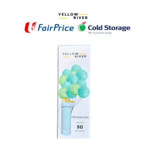 [ 24/7 Available Supermarket ] Helium Gas Tank 50 Balloons Birthday Party