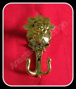 Hook gorden model Mawar plastik / kaitan tali gorden