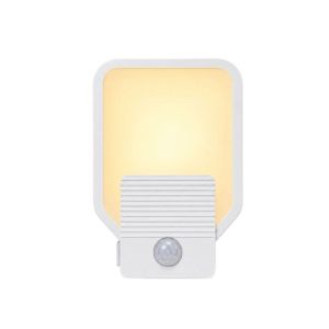 J2UQR3 Red Light Motion Sensor Night Lights Wireless Warm Light Wireless Wall Lamp LED US/UK/EU Night Lights for Bathroom Bedroom Living Room