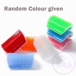 GATA Self Grooming Cat Brush Groomer Face Scratcher Shedding Self Cleaning Wall Corner Massage Comb Indoor Pet Toy