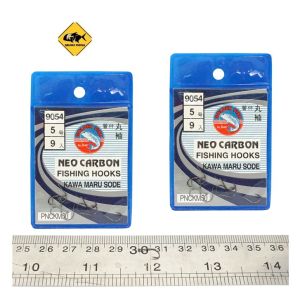 Kail Pancing Golden Fish NEO CARBON Marusode 9054 Hitam Berlubang