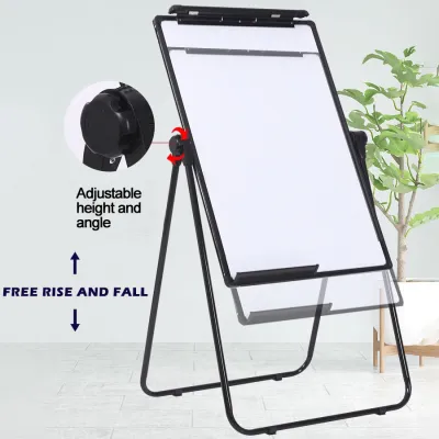 Magnetic Standing White Board 90x60cm/ Free Rise And Fall Whiteboard / Frame / Notice Board/Bulleting Board