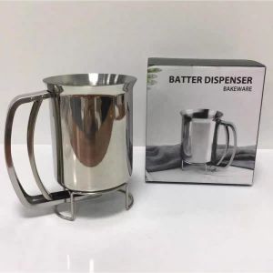 Handheld Batter Dispenser Funnel with Separator Household Baking Tool for Cupcake Muffin Pancake