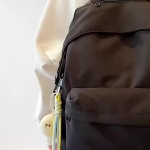 New stylish solid color simple large-capacity travel backpack lightweight comfortable multifunctional casual backpack