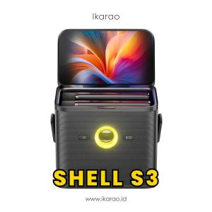 SHELL S3 IKARAO – Portable Smart Karaoke Speaker with Tablet Android + Layar Sentuh + Mic Wireless + Bluetooth & WiFi