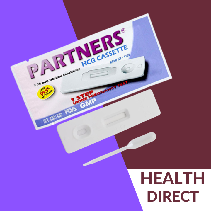 Partners HCG Test Cassette (Pregnancy Test Kit) Lazada PH