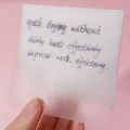 50 Sheets Glitter Transparent Sticky Notes, Shinny Posted It See Through Clear Sticky Notes Set, Waterproof Self-Adhesive Memo Message Reminder, Notebook Pads Notepads Stationery School Office Supplies. 