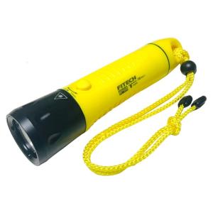Waterproof LED Flashlanp Underwater Lights 3 Modes for Underwater Sports Black and Yellow 2 Colors to Choose Diving Lamp