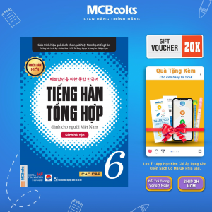 Sách - Bài tập Tiếng Hàn tổng hợp cao cấp 6 - McBooks