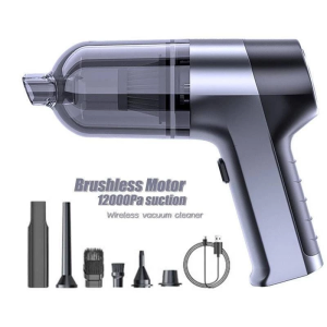 [SG Stock] Portable Wireless Vacuum Cleaner 4 in 1 Car Vacuum Cleaner Handheld Strong Suction Vacuum Cleaner For Home(120000PA)