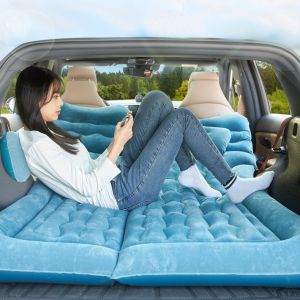 Aero Bed Car Air Bed Kasur Angin Mobil Abu-Abu Matreas Interior Murah Mattress Penyangga Pisah ,CARTOON EDITION Car Mattres Matras Kasur Tempat Tidur Mobil Angin Penyangga Pisah