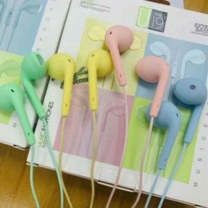 Hf Handset Handsfree Earphone Macaron U19 Super Bass Stereo Headset Extra Bass