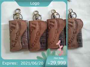 Gantungan Kunci Motor Mobil Dompet STNK Bahan Kulit Sapi