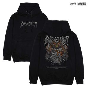 Hoodie Premium Distro Jepang Hoodie Pria Japanese Art Guntai Cloth Disaster