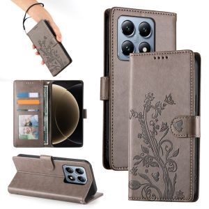 Vỏ điện thoại chống sốc cho Xiaomi mi 15t 14t 13t 12t 11t Pro / Mi 15 14 13 12 Pro / Mi 13 12 11 Lite 5g NE Hoa May Mắn Ốp Nắp gập Có Khe Cắm Thẻ Ví da từ tính