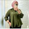 OUTER BABY CRUSH ATASAN WANITA BELAHAN SAMPING LIVIA BLUS BAJU WANITA BLOUSE KEKINIAN. 