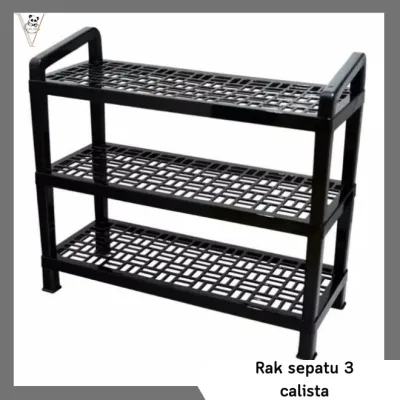 [ vbear ] RAK SEPATU Calista Cosmic Rak Sepatu 3 Susun / Tempat Sepatu 3 Susun - COD - MURAH