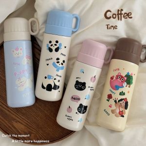 GAOSU ความจุขนาดใหญ่ ขวดน้ำหุ้มฉนวน ทนความร้อน นержักรส ถ้วยฉนวนแบบพกพา สะดวก แบบพกพา ถ้วยกาแฟสำนักงาน นักเรียน