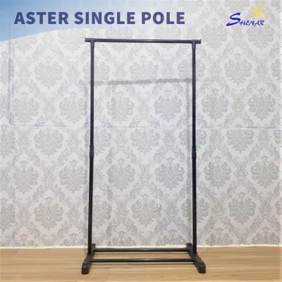 Rak Gantungan Baju Serbaguna Stand Cloth Hanger Gawang Rak Jemuran Pakaian Portable Gantungan baju minimalis hanger aster single pole double pole hanger