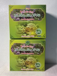 Combo 2 hộp (40 gói/hộp) trà sâm tố nữ trà túi lọc nhân sâm tố nữ Bảo Khang giúp cân bằng nội tiết tố nữ đẹp da mờ nám tăng estrolgen DH