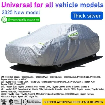 【Durable for 50 years】 Universal car cover outdoor protection car cover outdoor protection sunscreen waterproof size:M/L/XL/XXL/3XL With reflective strips For Coupe Sedan SUV car cover sedan auto exterior covers