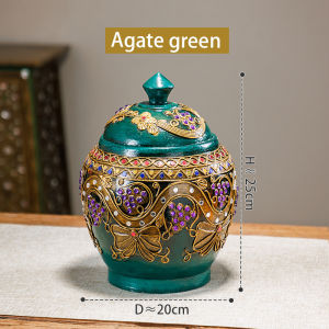 หม้อปิดทองเดินเส้นติดกระจก หม้อเล็ก กล่องใส่ของ กล่อง โบราณ หม้อ โบราณ ของวินเทจ Casket เปิดฝาได้ หม้อเก็บของ