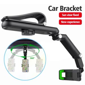 ✅100% Original AMZ Upgraded Car Phone Holder Sun Visor Stand Universal Phone Clip for Car Rearview Mirror
