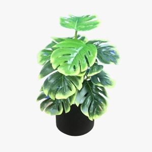Tanaman Hias Daun Ornamen Bunga Plastik Pot Hias Artifisial Dekorasi Ruangan