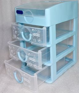 Tủ nhựa duy tân Tomi 4 Tầng Trong Suốt - Màu Pastel Siêu Kute
