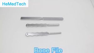 GREATLH 1Pcs Stainless Steel Bone File Veterinary Flat Bone Joint Bone File Joint Operation Orthopedic Instrument