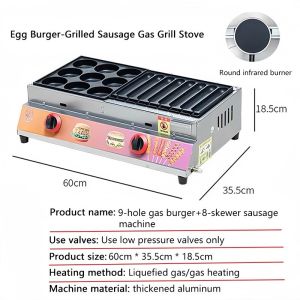 VOLTHUB Commercial quail egg machine for sausage grilling setting up stalls in night markets for sausage grilling