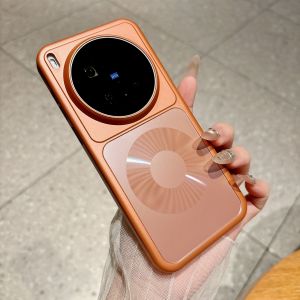 Aurora Matte For Magsafe Phone Case For VIVO X300 X200 S Pro Ultra Rugged Shockproof Wireless Charging PC Back Cover